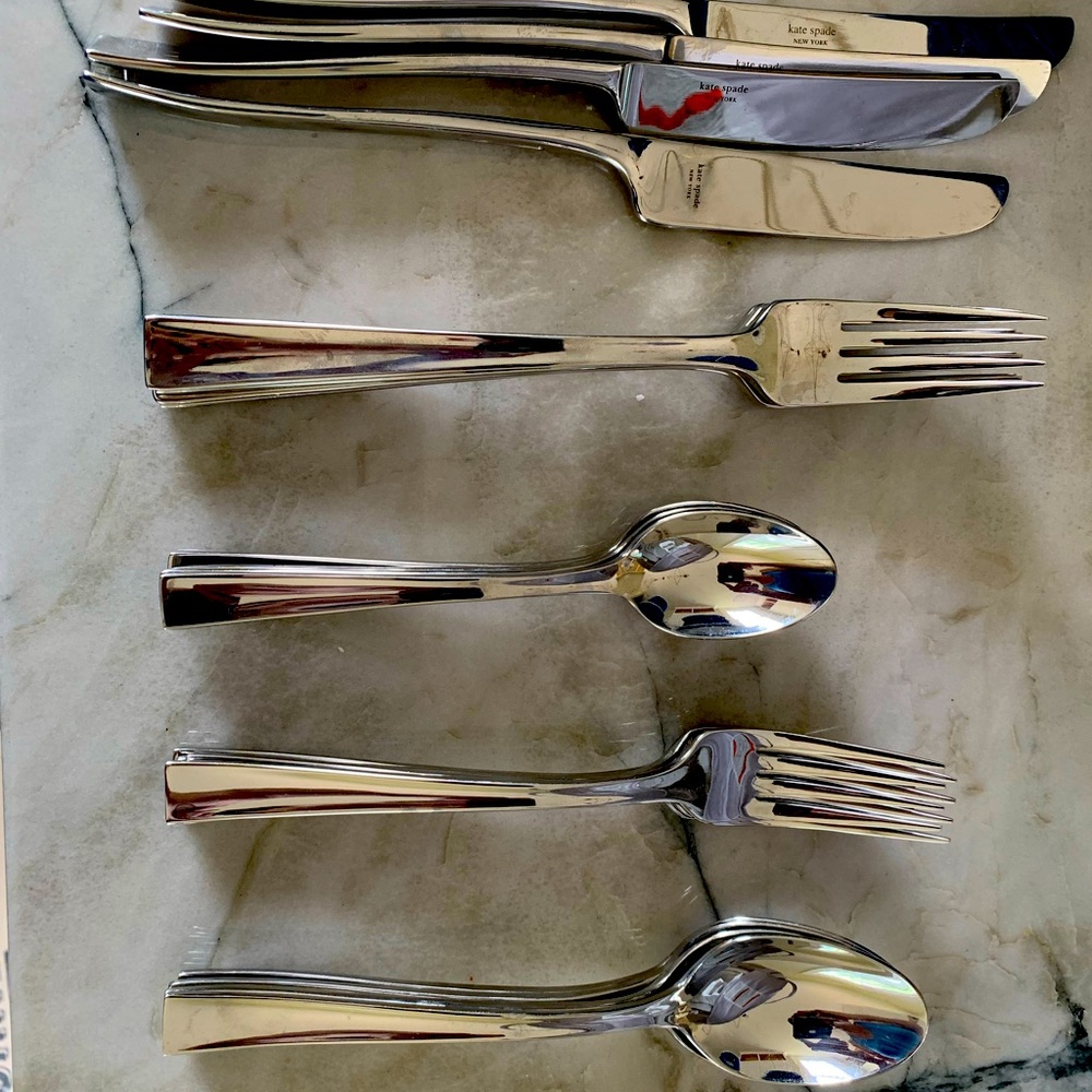 Kate Spade Lenox Flatware - 4 sets